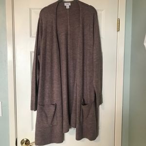 Old Navy long cardigan dark lavender 2X